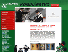 Tablet Screenshot of kominar.sk